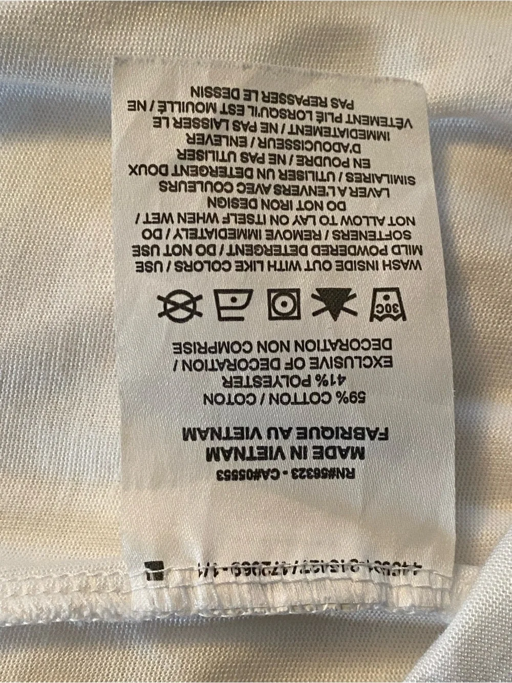 Nike Dri-FIT Graphic Print Crew Neck Short Sleeve White Men's Tee Medium #gym
